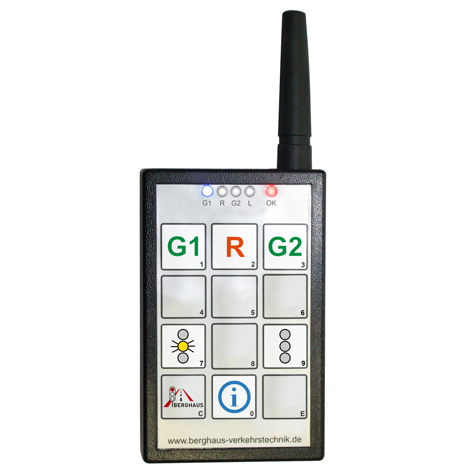 Eight-channel handheld transmitter with feedback MBA