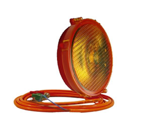 LED advance warning lamp 200 mm Ø (12 volt / 24 volt)