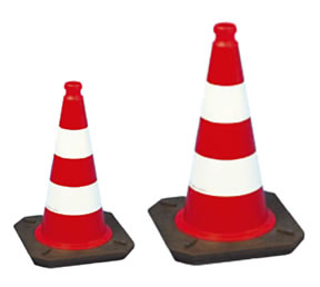 TL traffic cone, retroreflecting, made of PVC, BASt-tested 